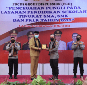 POLRI BERSAMA KAPOLDA ACEH HADIRI FGD PENCEGAHAN PUNGLI