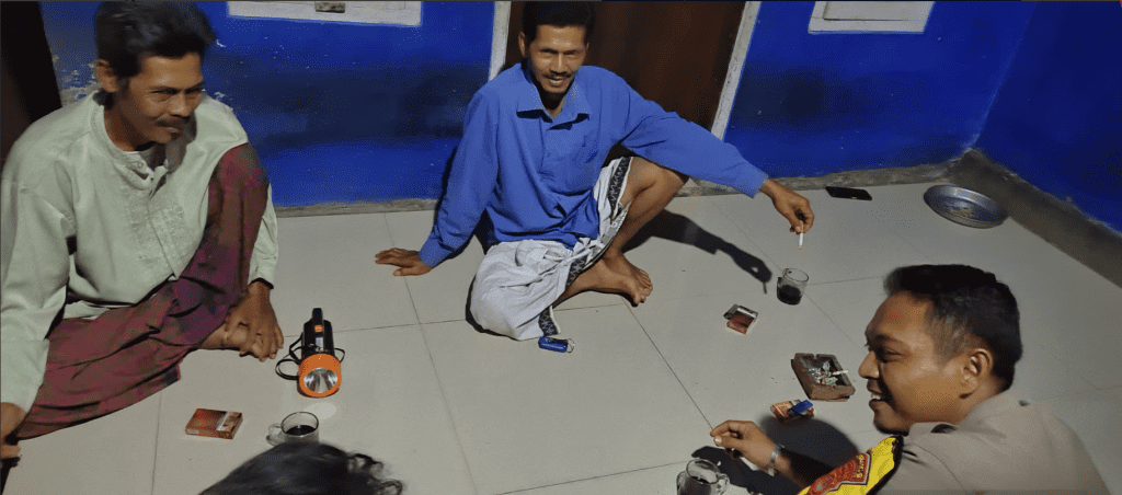 Jalin Kedekatan dengan Ulama dan Umaro, Bhabinkamtibmas Polsek Mancak Polres Cilegon Sambangi Toga