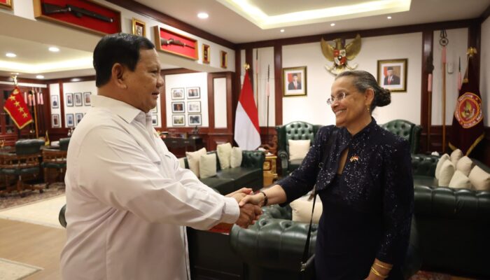 Menhan Prabowo Terima Kunjungan Dubes AS di Kemhan