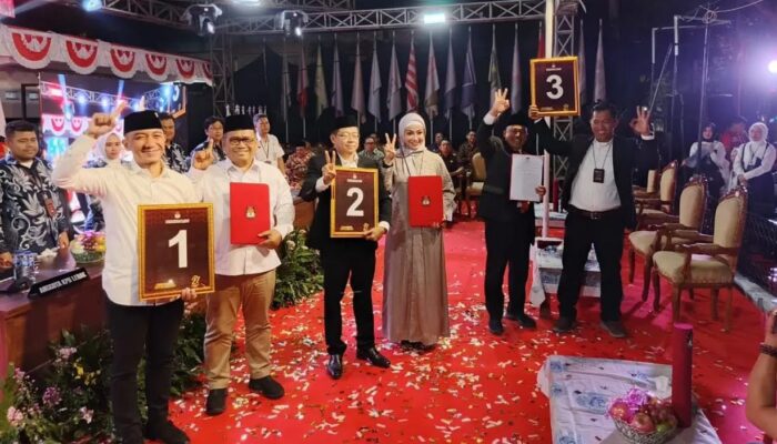 KPU Lebak Gelar Penetapan Nomor Urut Paslon Bupati dan Wakil Bupati Lebak 2024