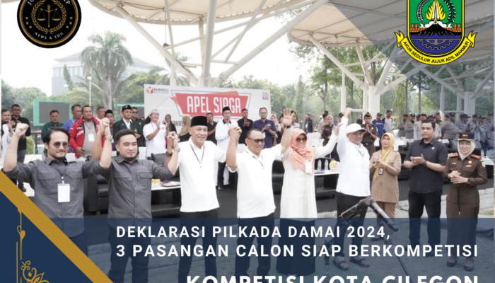 Deklarasi Pilkada Damai 2024, 3 Pasangan Calon Siap Berkompetisi