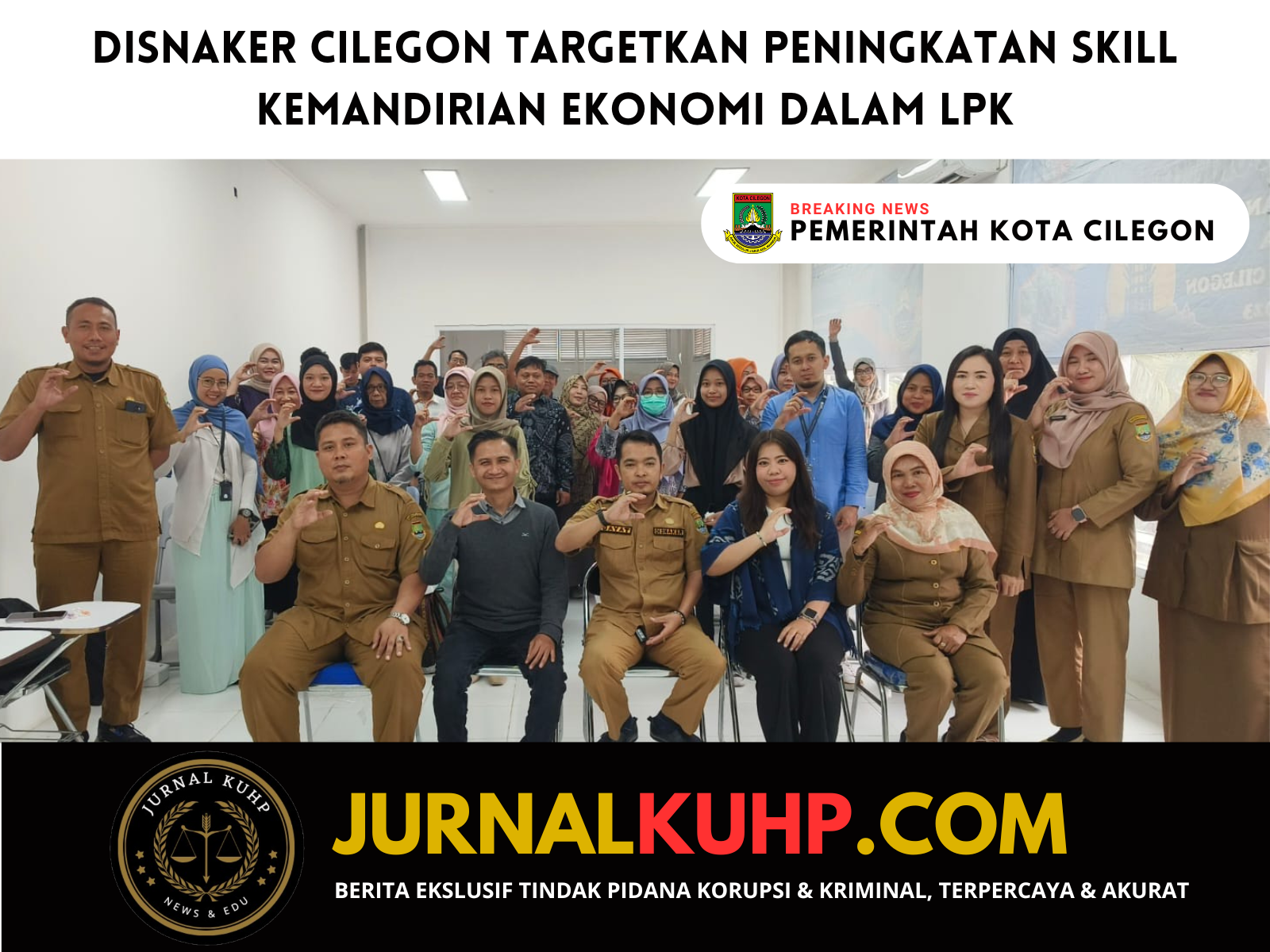 Disnaker Cilegon Targetkan Peningkatan Skill Kemandirian Ekonomi Dalam LPK
