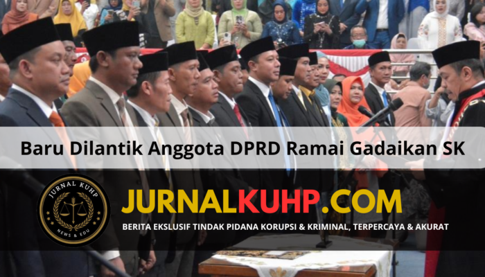 Baru Dilantik Anggota DPRD Ramai Gadaikan SK