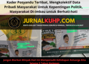 Kader Posyandu Terlibat, Mengkolektif Data Pribadi Masyarakat Untuk Kepentingan Politik, Masyarakat Di-imbau untuk Berhati-hati