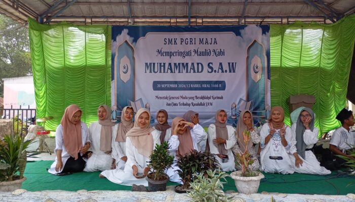 SMK PGRI Maja Memperingati Maulid Nabi Besar Muhammad SAW 1446 H