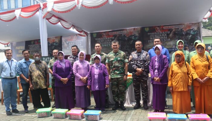 HUT TNI Ke-79 Tahun 2024: Kodim 0623/Cilegon Gelar Donor Darah dan Bakti Kesehatan