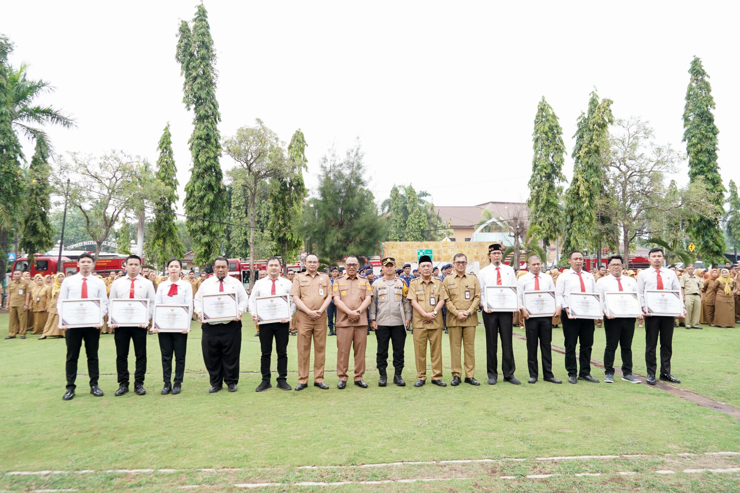 Apresiasi Pengungkapan Kasus Penculikan, Wali Kota Helldy Berikan Penghargaan Polres Cilegon