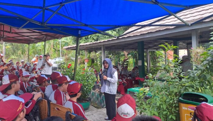 Asman Toga Sirih Ciwaduk Kenalkan Tanaman Obat kepada Pelajar SD