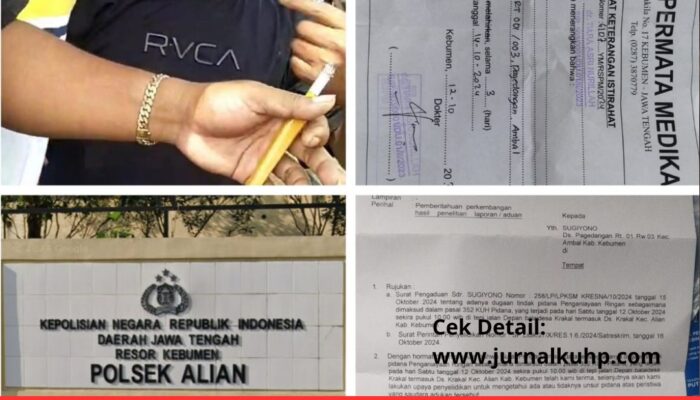 Kades Krakal (AP) Kab. Kebumen, Resmi Dilaporkan Ke Polres Kebumen