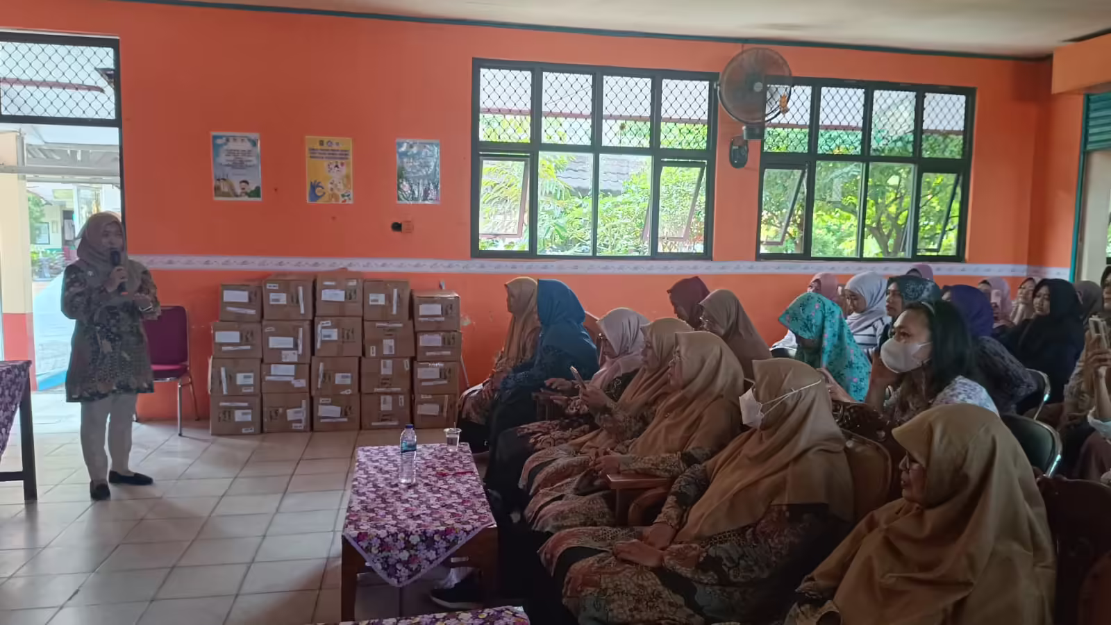 Cegah Penyebaran Cacar Air, Puskesmas Cilegon Gelar Penyuluhan di SDN Blok I Ciwedus