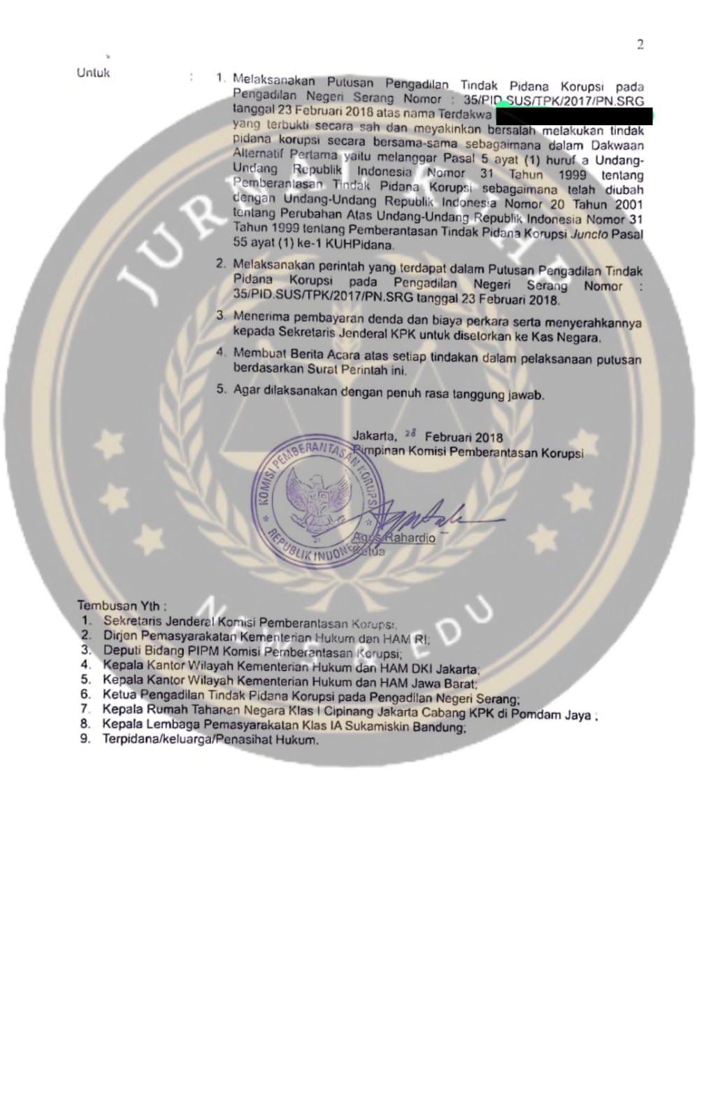 6 Tahun KPK Abaikan Perintah Hakim, Diduga Tersangka Kasus Suap Transmart Kota Cilegon, Masih Dilindungi!