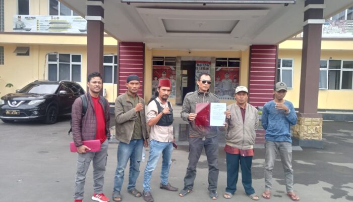 Warga Mekarsari Lapdu Ke Polres Lebak Terkait Galian Tanah Papanggo