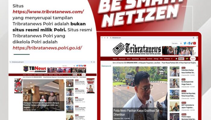 Polri Ingatkan Masyarakat Waspadai Situs Palsu Menyerupai Tribratanews Polri