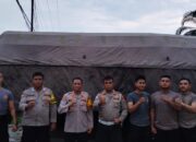 Polres Serang Dirikan Posko Penghalau Truk Tanah di Jalan Cikande – Rangkasbitung, Cegah Terjadinya Lakalantas