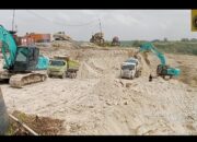 Kebal Hukum, Diduga Galian Pasir dan Galian Tanah Desa Nameng, Rangkasbitung Tetap Beroperasi