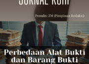 Perbedaan Alat Bukti dan Barang Bukti dalam Hukum Pidana dan Perdata: Konten Edukatif