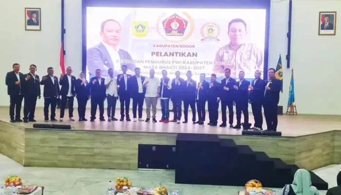 Pengurus PWI Kabupaten Bogor Periode 2024-2027 Resmi Dilantik