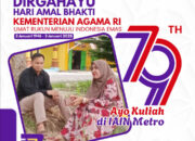 Hari Amal Bhakti Kementerian Agama RI: Umat Rukun Menuju Indonesia Emas