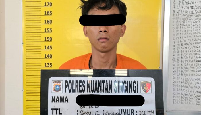 Polsek Kuantan Mudik Ungkap Kasus Pencurian Warung Grosir di Desa Gunung