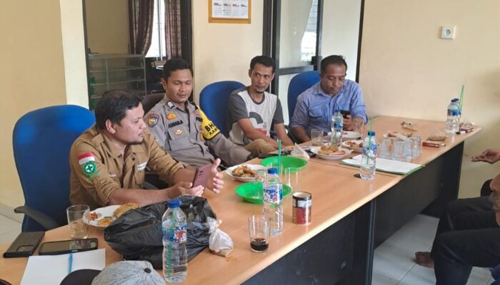 Polsek Kuantan Hilir Laksanakan Rapat Ketahanan Pangan Dukung Program ASTA CITA Presiden