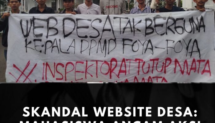 SKANDAL WEBSITE DESA: MAHASISWA ANCAM AKSI BESAR-BESARAN, PEMKAB SERANG DITUDING LEPAS TANGAN!