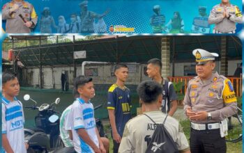 Ingatkan Pengendara Lebih Tertib, Satgas Preemtif Polres Kuansing Gencarkan Sosialisasi Operasi Keselamatan 2025