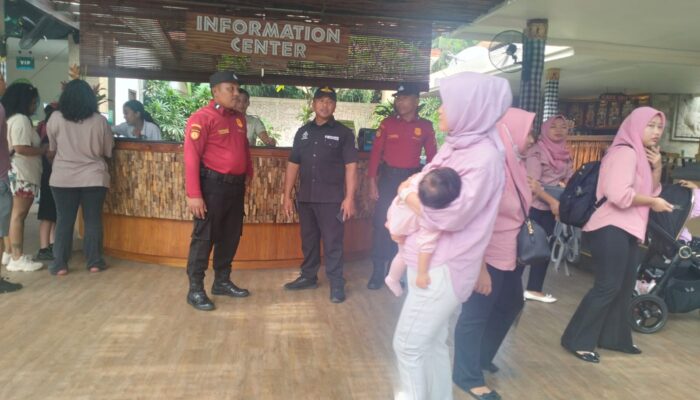 Unit Pamobvit Melaksanakan Patroli dan Sambang di Obyek Wisata Bali Safari