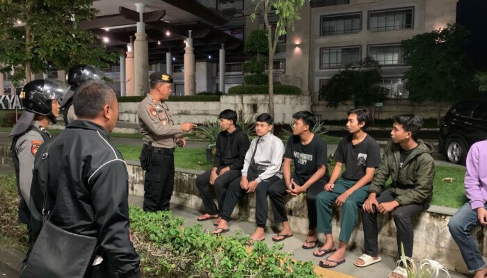 Polres Gianyar Gelar Patroli Malam Minggu, Cegah Balapan Liar Dan Gangguan Kamtibmas,