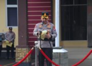 Kapolres Lebak Pimpin Upacara Kenaikan Pangkat Pengabdian Personel Polres Lebak