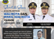 Ucapan Selamat dari Kepala BPKAD Kota Cilegon atas Pelantikan Wali Kota dan Wakil Wali Kota Cilegon 2025–2030