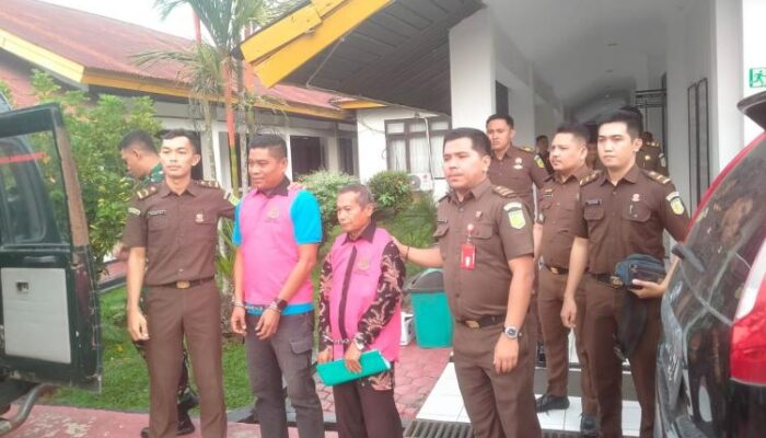 Tersandung Kasus Korupsi, Kejari Inhu Tahan Pegawai BPN dan Eks Lurah Rugikan Negara Rp1,7 Miliar