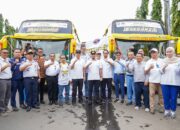 Wali Kota Cilegon Robinsar Lepas 2.200 Pemudik dalam Program Mudik Gratis 2025