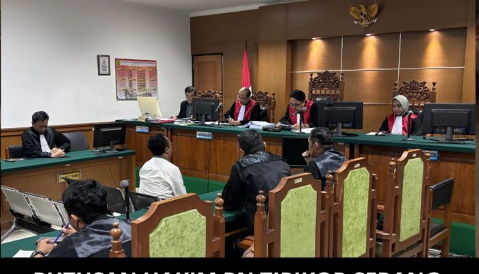 Putusan Hakim PN Tipikor Serang: Kejari Cilegon Sukses Buktikan Perbuatan Terdakwa Koruptor Retribusi Sampah di Pengadilan