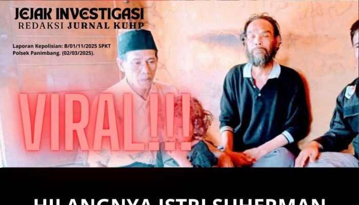 Hilangnya Istri Suherman Diduga Berkaitan dengan Penelantaran Anak