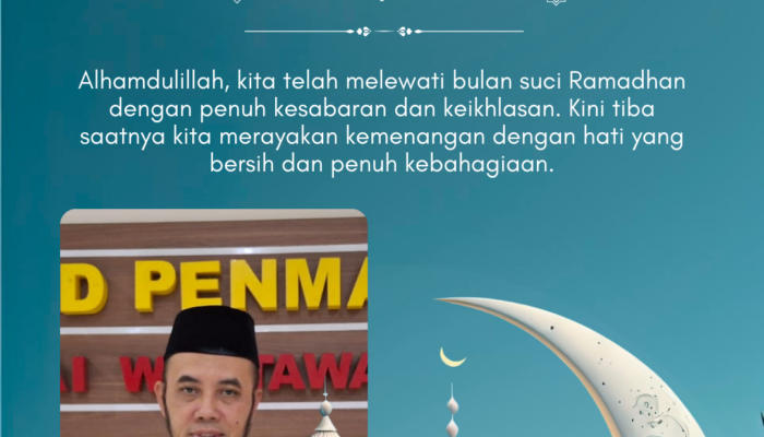 Dr. H. Teguh Purnomo, SH, MH, MKn Sampaikan Ucapan Selamat Idul Fitri 1446 H