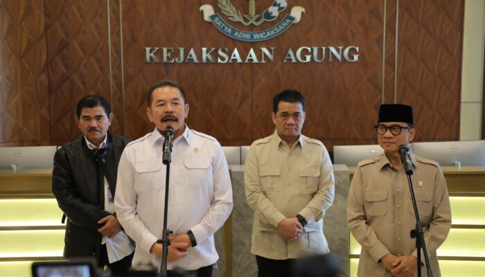 Jaksa Agung dan Menteri Desa Perkuat Sinergi untuk Optimalisasi Dana Desa
