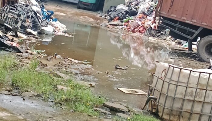 Diduga Gudang Penampung Limbah Plastik di Cikande Ilegal