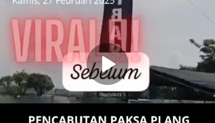 Pencabutan Paksa Plang Kepemilikan: Bukti Arogansi Oknum yang Tak Bertanggung Jawab