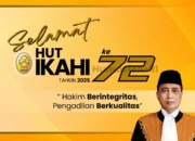 Mahkamah Agung RI Ucapkan Selamat HUT ke-72 IKAHI: Tegaskan Komitmen pada Integritas dan Kualitas Peradilan