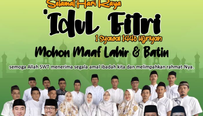 Kelurahan Tamanbaru Sambut Idul Fitri 1446 H dengan Kebahagiaan dan Harapan Baru