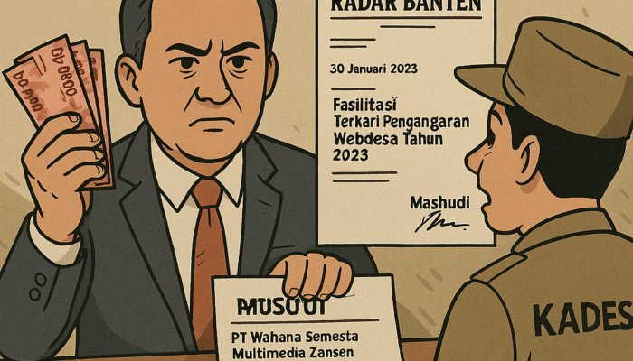 Skandal Monopoli dan Korupsi: Diduga Grup Media Radar Banten Terlibat dalam Kasus Website Desa di Kabupaten Serang!