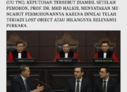 Permohonan Uji Materiil UU TNI Dicabut, Mahkamah Konstitusi Hentikan Pemeriksaan Perkara Nomor 33/PUU-XXIII/2025