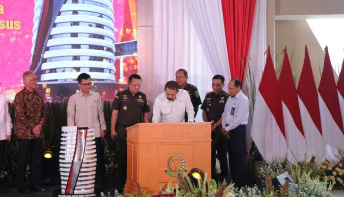 Gedung Bundar Baru JAM Pidsus Diresmikan, Jaksa Agung: Ini Simbol Dukungan Terhadap Pemberantasan Korupsi
