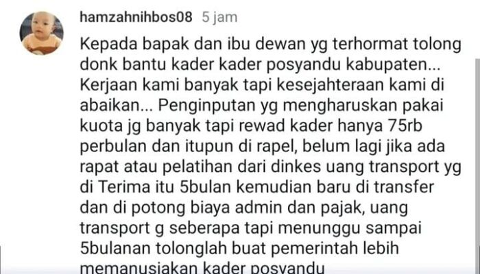 Kader Posyandu Keluhkan Beban Kerja Tinggi dan Minimnya Penghargaan kepada DPRD Kabupaten Serang