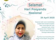 Dinas kesehatan bidang Pemberdayaan Masyarakat Memperingati Hari Posyandu Nasional