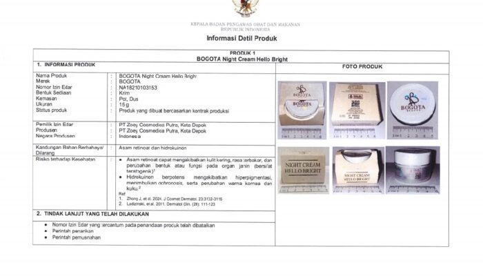 BPOM Rilis 16 Kosmetik Mengandung Bahan Berbahaya, Ancaman Kesehatan Konsumen Meningkat