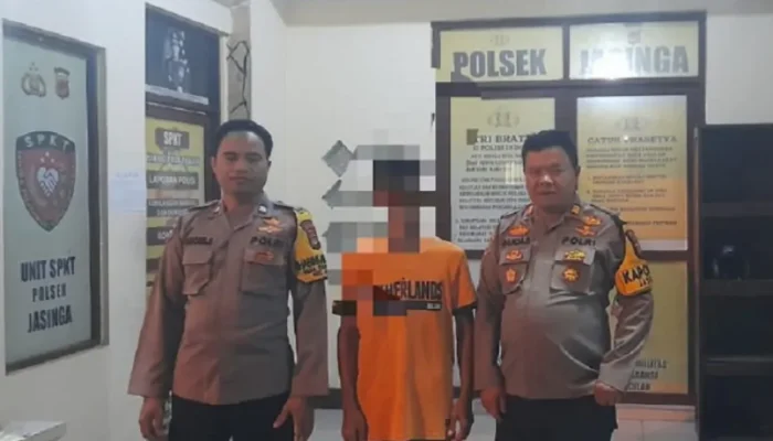 Polsek Jasinga Amankan Pelaku Pungli Modus Minta THR ke Sopir Pasar Tradisional yang Viral di TikTok