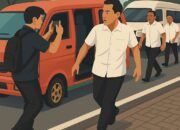 Dukung ASN Go Green, Wali Kota Cilegon Naik Angkot ke Lokasi Apel