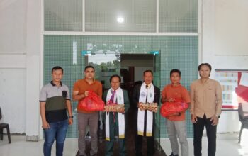Polres Kuansing Laksanakan Minggu Kasih di Gereja GPIB Efrata Teluk Kuantan, Jalin Silaturahmi dan Serap Aspirasi Jemaat