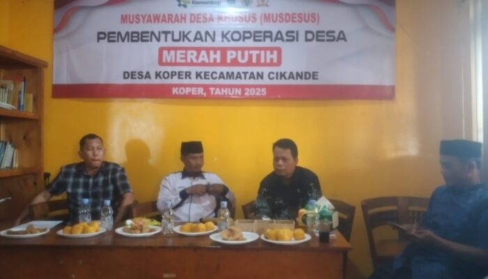 Koperasi Desa Merah Putih di Desa Koper Sarat Masalah: Musdesus Cacat Formil, Rekrutmen Diduga Nepotis